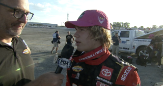 Max Reaves’ Victory Lane interview at Toledo